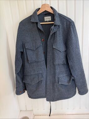 Men’s Japanese Jacket in Navy Blue